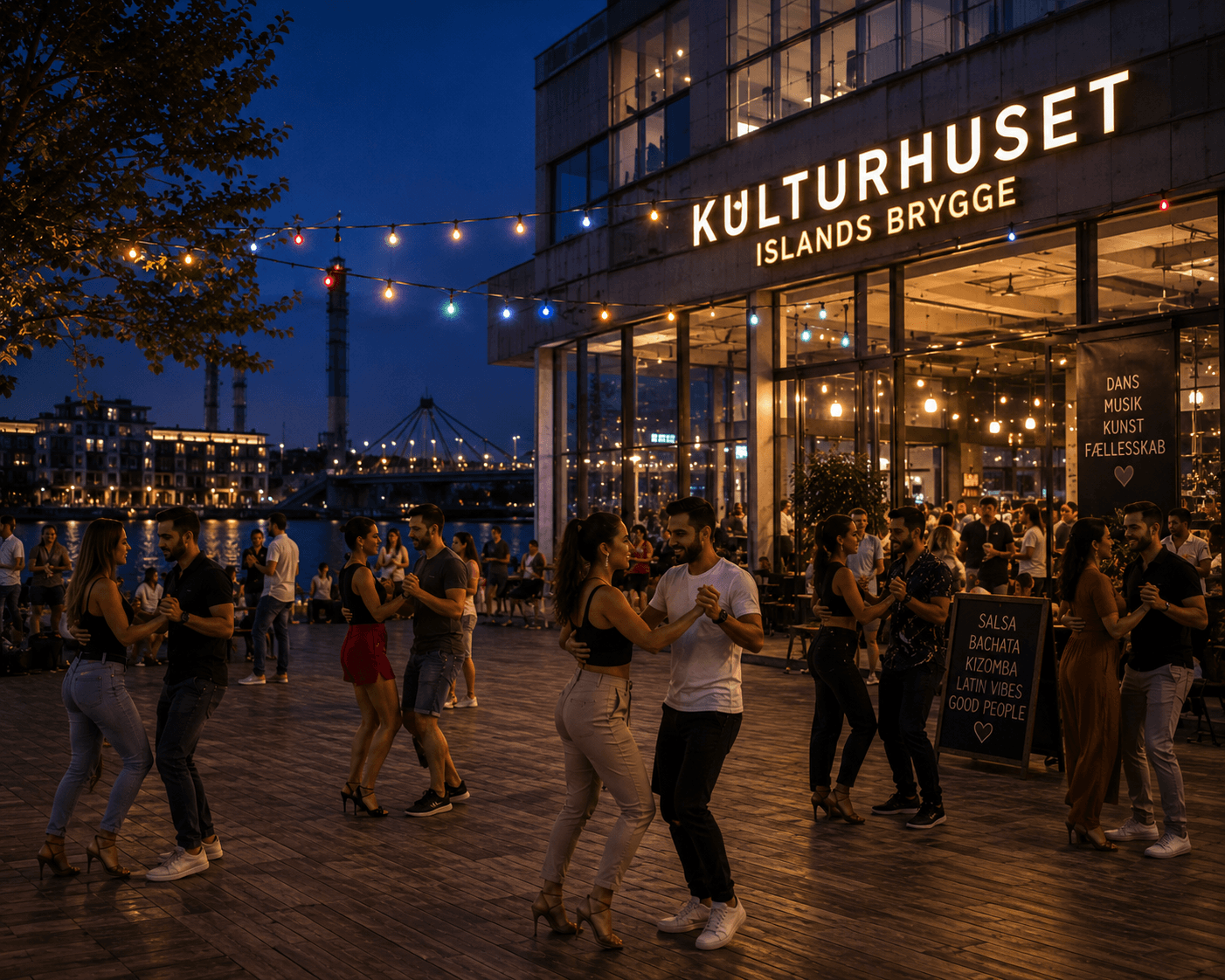 SALSABINE SOCIAL and Salsa drop-in — Salsa, Bachata dance event at Kulturhuset Islands Brygge, Copenhagen